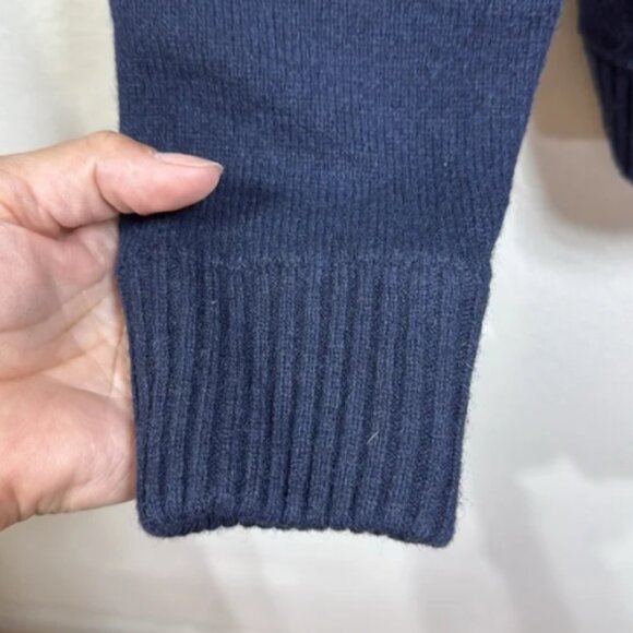 (W1) Zara, vintage wool jacket-style sweater, with super front and, size M - Picture 5 of 13